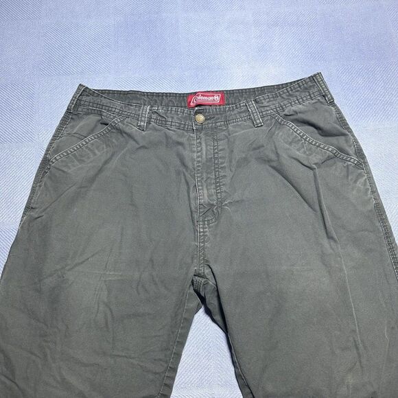Coleman Fleece Lined Gray Winter‎ Workwear Utility Pants Size 34x30 (34x27.5) - Picture 2 of 16